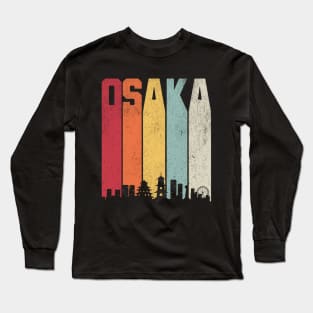 Osaka Vintage Skyline Long Sleeve T-Shirt